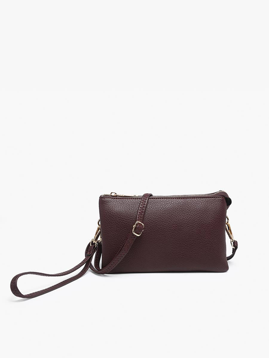 Riley Crossbody/Wristlet: Sangria