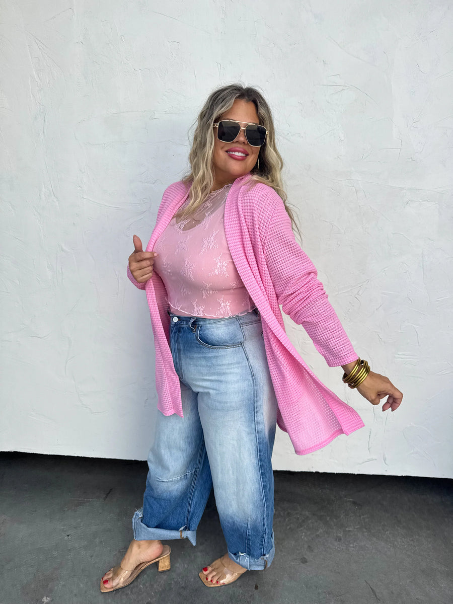 Lola Cardigan- Pink