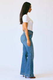 Petite Length Flare Tummy Control