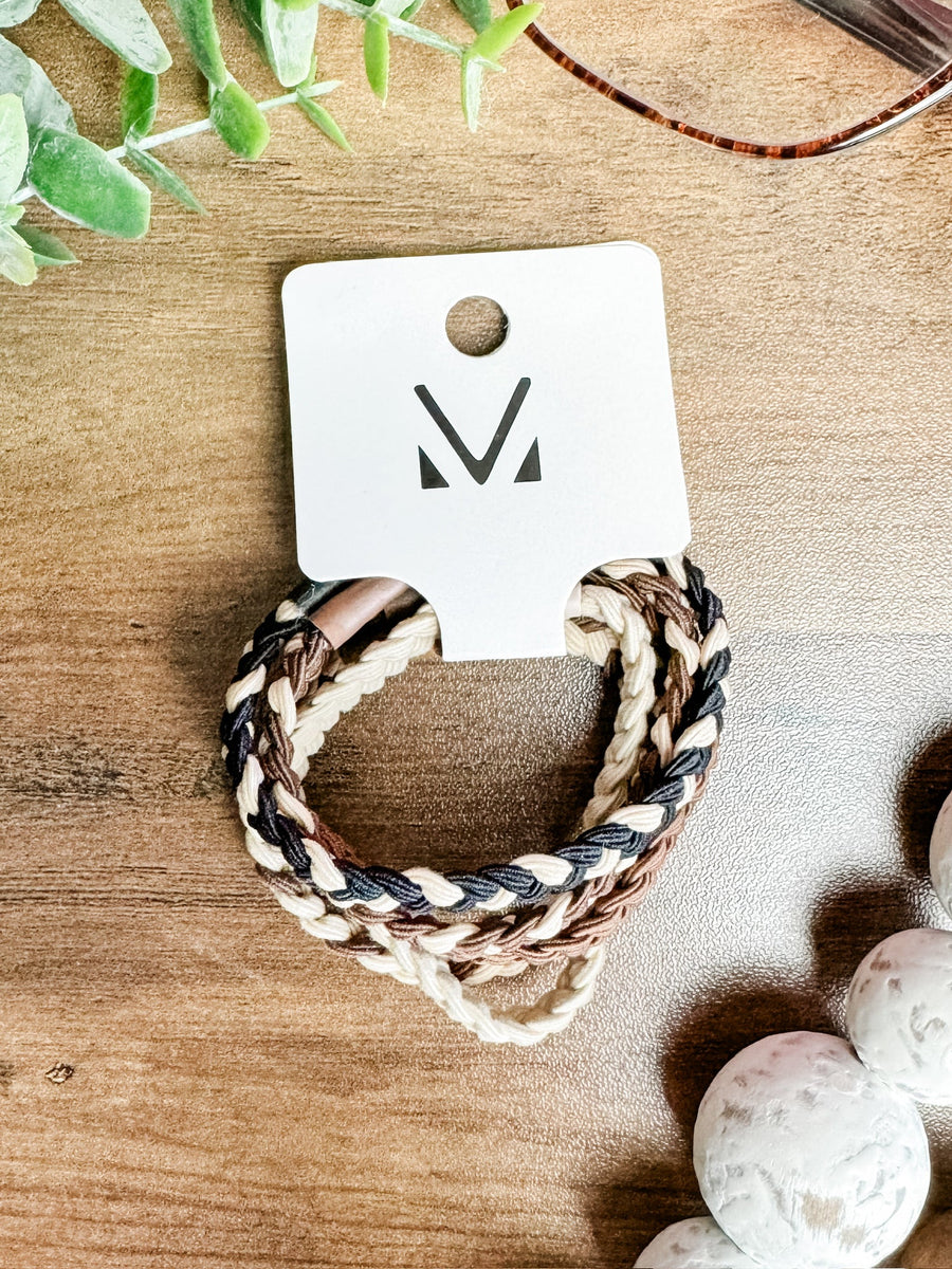 WAREHOUSE Hair Tie Bracelet Sets - Neutral Ropes | Hair Accessories