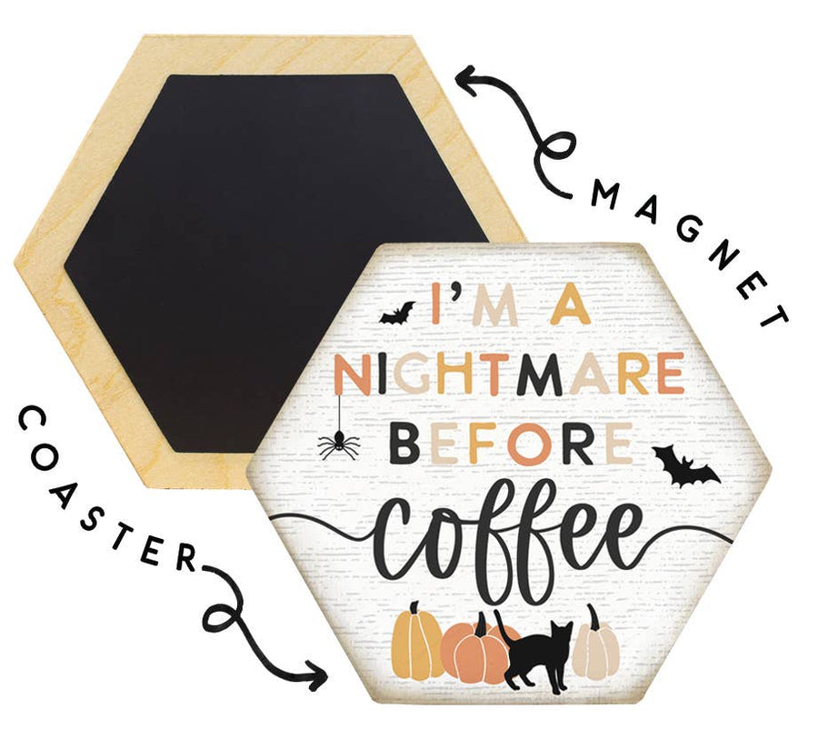 Nightmare Before Coffee Coasters