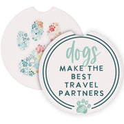 Travel Partners Paw - Car Coasters