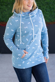 WAREHOUSE Ashley Hoodie - Teal Ribbons
