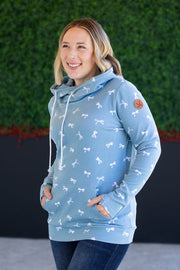 WAREHOUSE Ashley Hoodie - Teal Ribbons