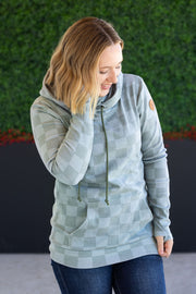 WAREHOUSE Ashley Hoodie - Olive Checkers