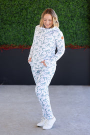 WAREHOUSE Ashley Hoodie - Green Ribbons