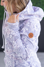 WAREHOUSE Ashley Hoodie - Vintage Grey Floral