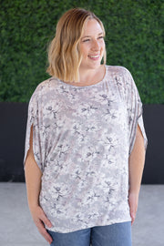WAREHOUSE Darcy Dolman - Vintage Grey Floral