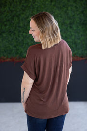 WAREHOUSE Sierra Pocket Top - Brown