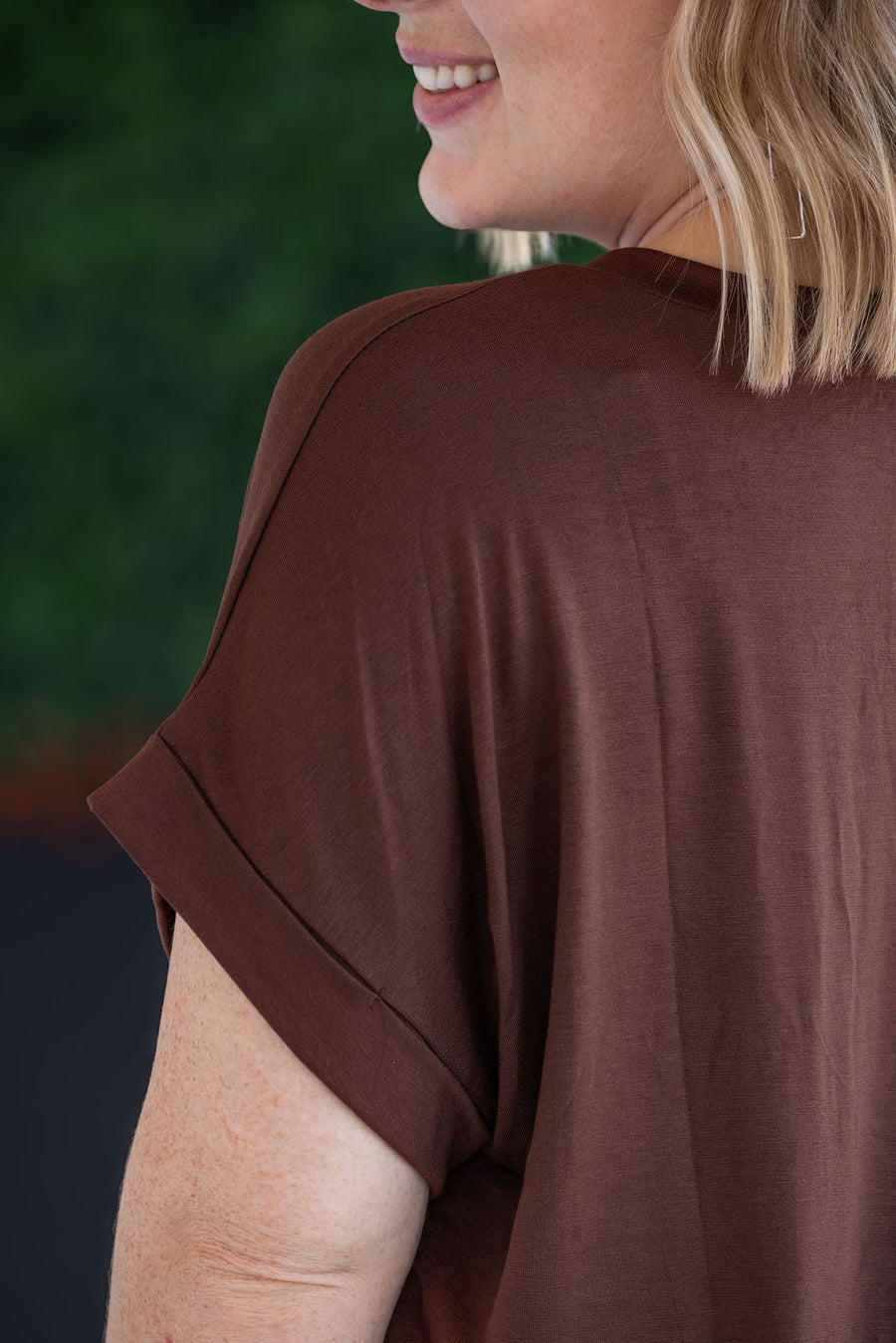 WAREHOUSE Sierra Pocket Top - Brown
