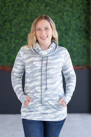 WAREHOUSE Soft Funnel Neck - Camo