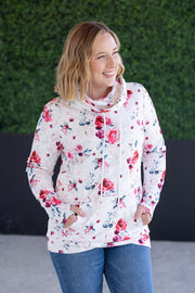 WAREHOUSE Soft Funnel Neck - Pink Bloom