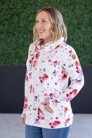 WAREHOUSE Soft Funnel Neck - Pink Bloom