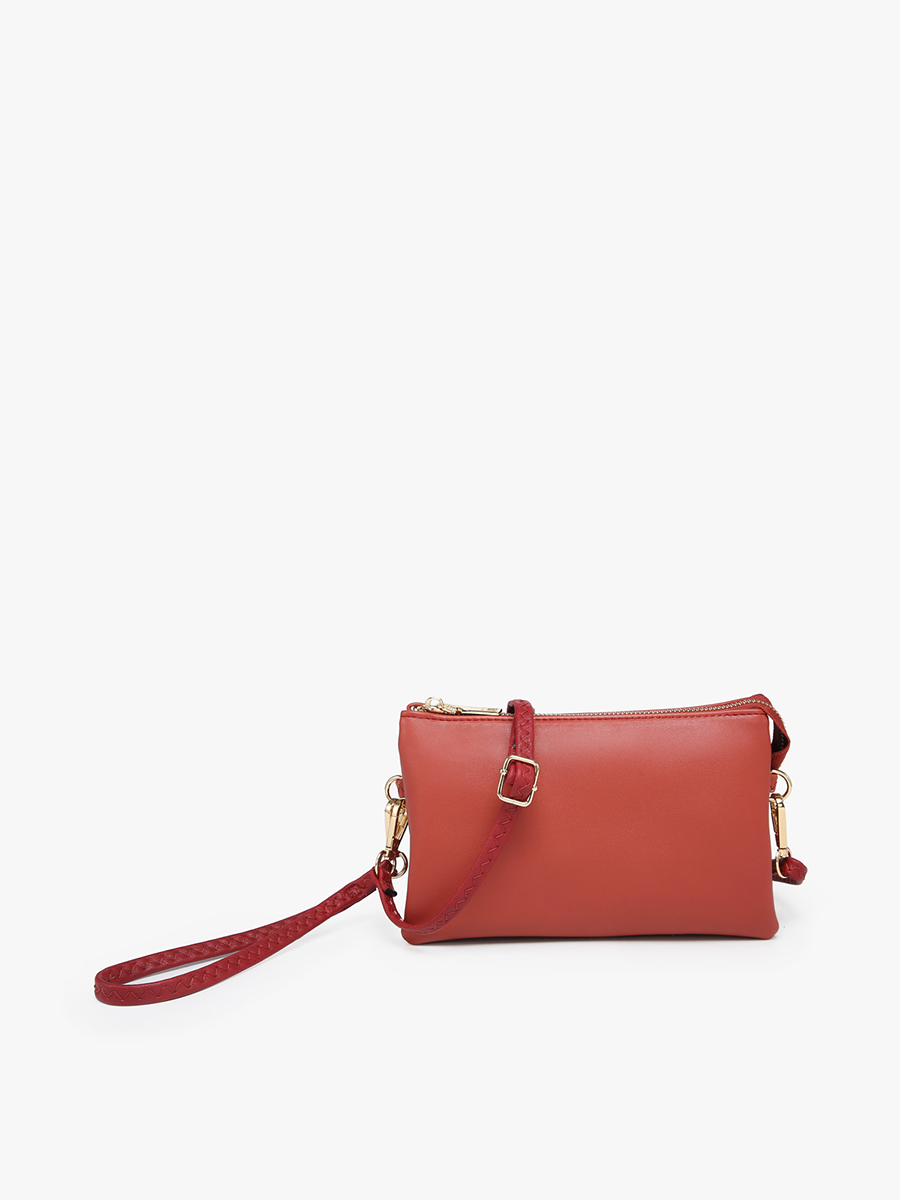 Riley Crossbody/Wristlet: Sangria