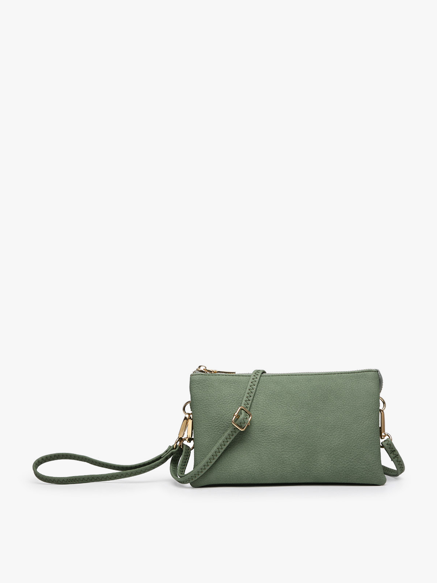 Riley Crossbody/Wristlet: Sangria