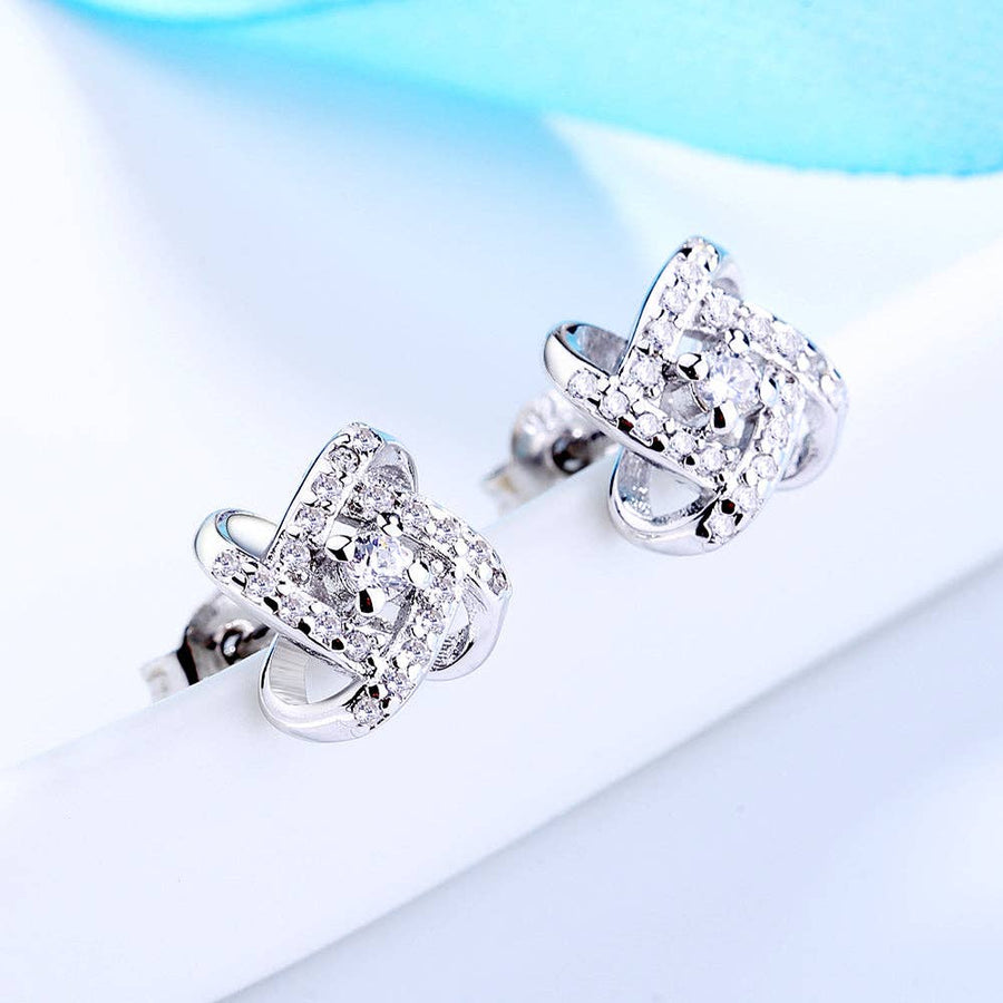 Love Knot Stud Earrings