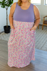 IN STOCK Samantha Maxi Dress - Purple Floral FINAL SALE
