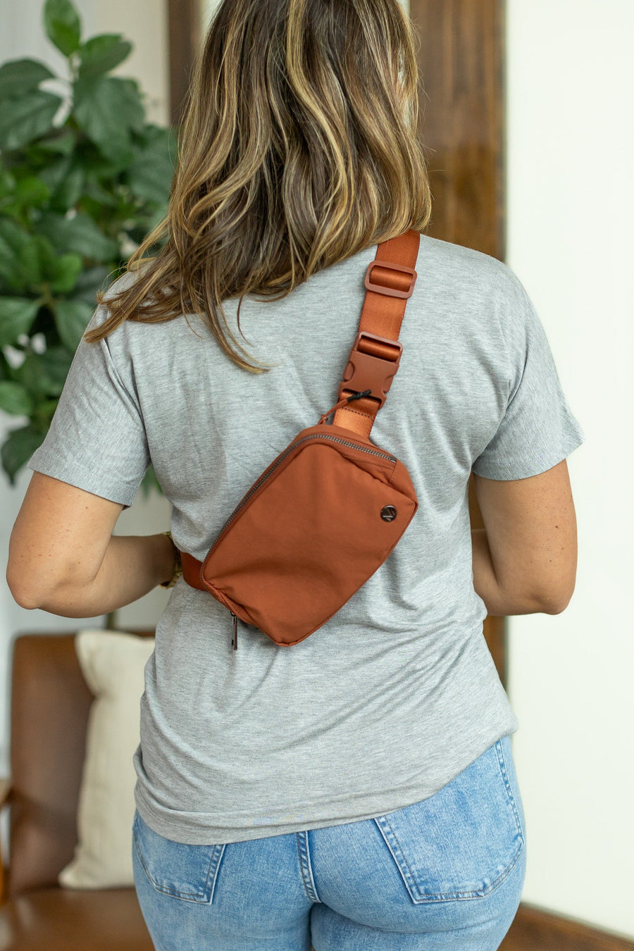 WAREHOUSE Bum Bag - Rust