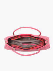 Ursala Shaped Satchel w/ Metal Accents
