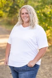 WAREHOUSE Sophie Pocket Tee - White | Women's Short Sleeve