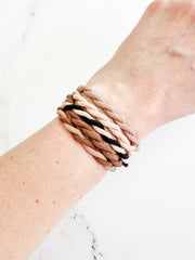 WAREHOUSE Hair Tie Bracelet Sets - Neutral Ropes | Hair Accessories
