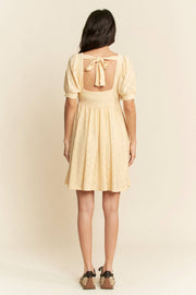 Eyelet Babydoll- Butter Yellow