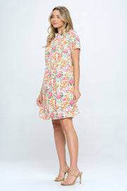 Floral Button Up Dress- Garden Party
