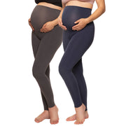 Velvety Soft Maternity Leggings 2-Pack