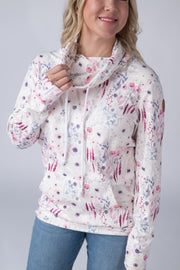 WAREHOUSE Soft Funnel Neck - Wildflower Gardens