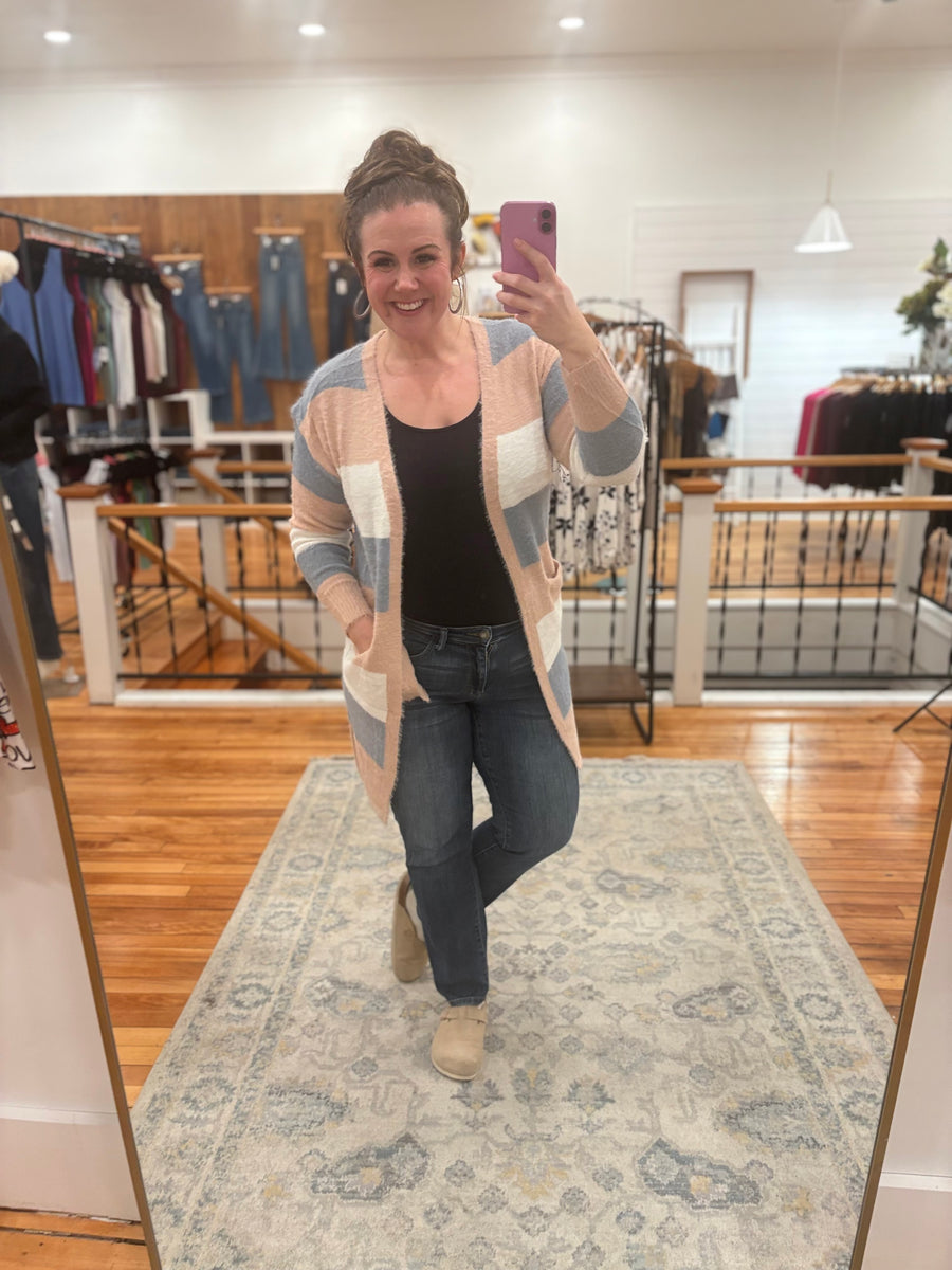 Striped Slouchy Cardigan