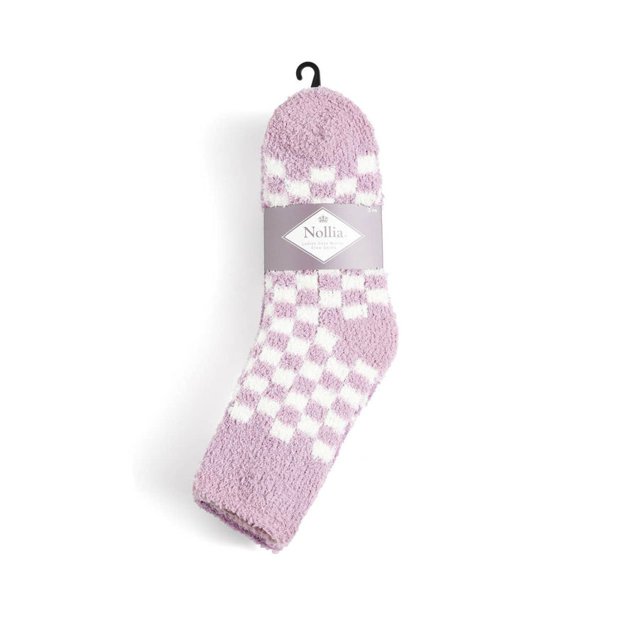 Lavender Fuzzy Socks - 3 Pair Set