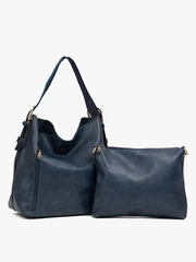 Alexa 2-in-1 Hobo Bag: Navy