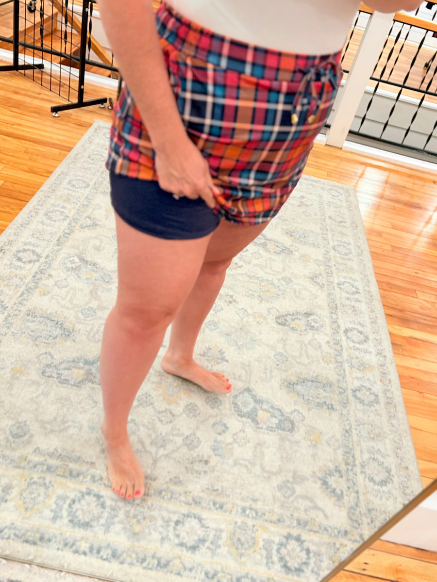Patterned in Plaid Skort
