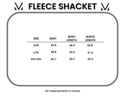 Fleece Shacket - Silver Grey