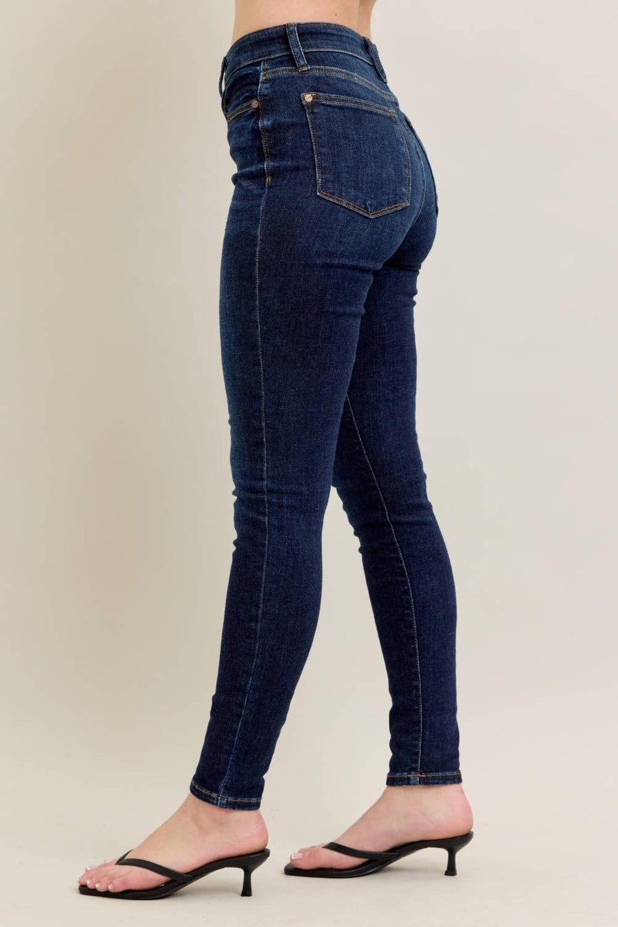High Waisted Skinny- Dark Wash