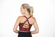 Juliette Lace Bralette- Eggplant