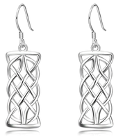 Sterling Silver Filigree Hook Earring