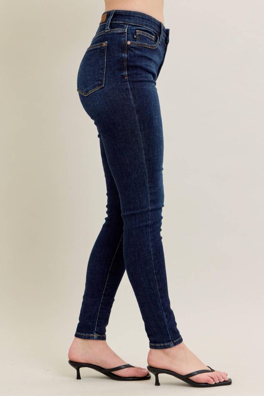 High Waisted Skinny- Dark Wash