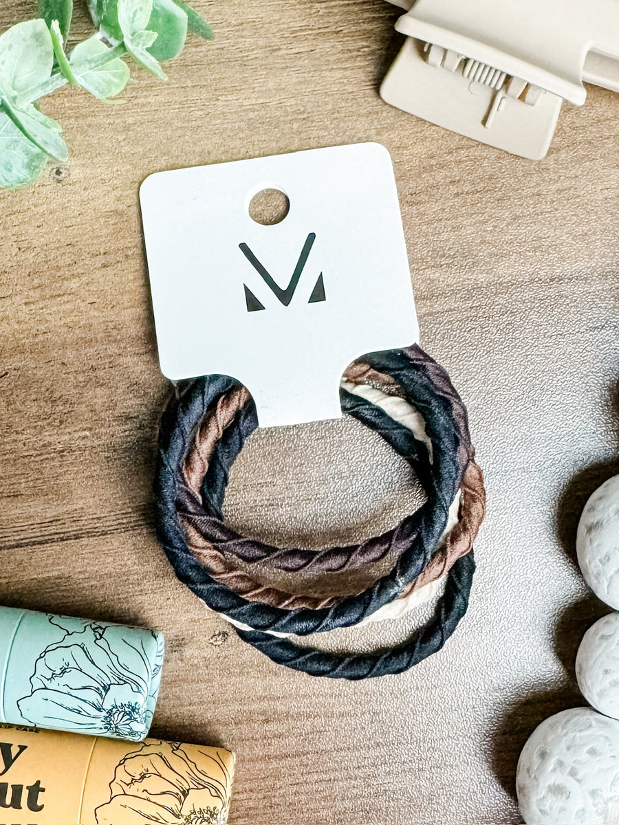 WAREHOUSE Hair Tie Bracelet Sets - Neutral Ropes | Hair Accessories