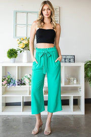 Paper Bag Pants- Green