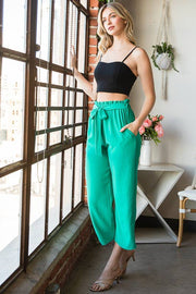 Paper Bag Pants- Green