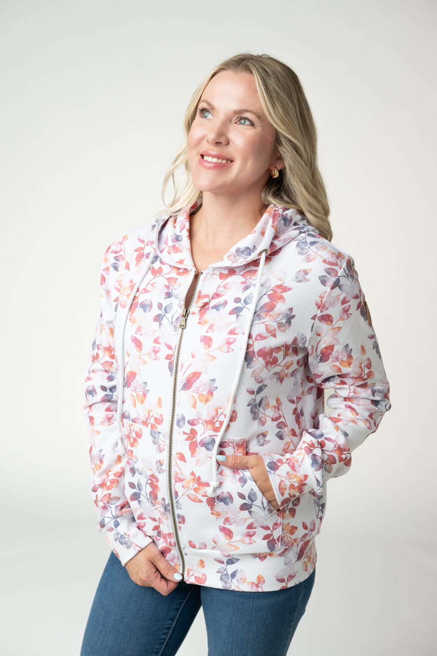 WAREHOUSE ONLY Fullzip Hoodie - Autumn Watercolor