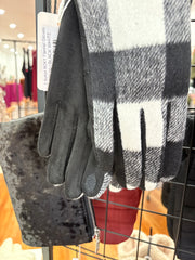 2 Button BOXY Flannel Gloves FINAL SALE