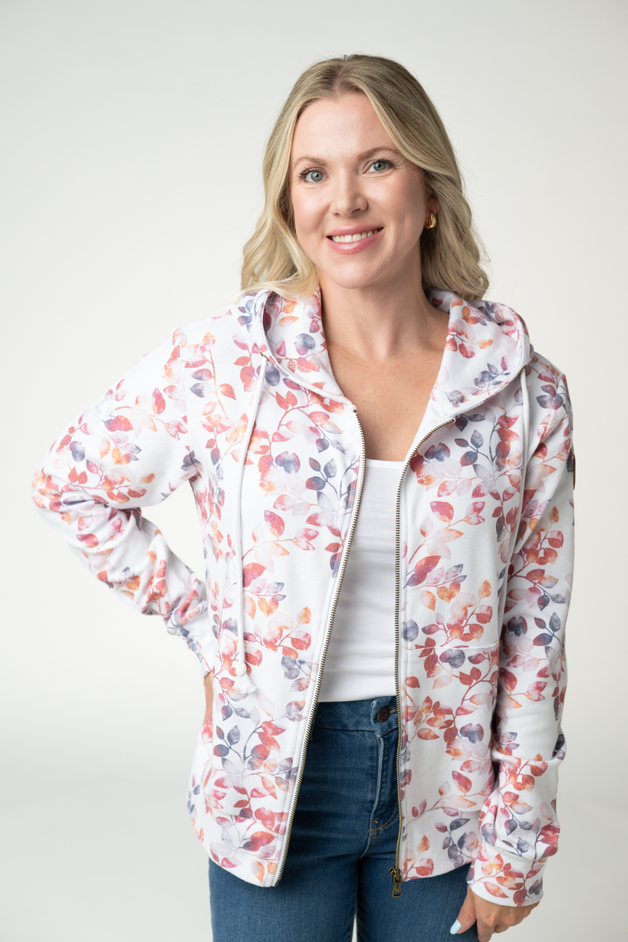 WAREHOUSE ONLY Fullzip Hoodie - Autumn Watercolor