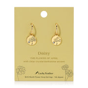 Birth Month Flower Earrings