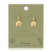 Birth Month Flower Earrings