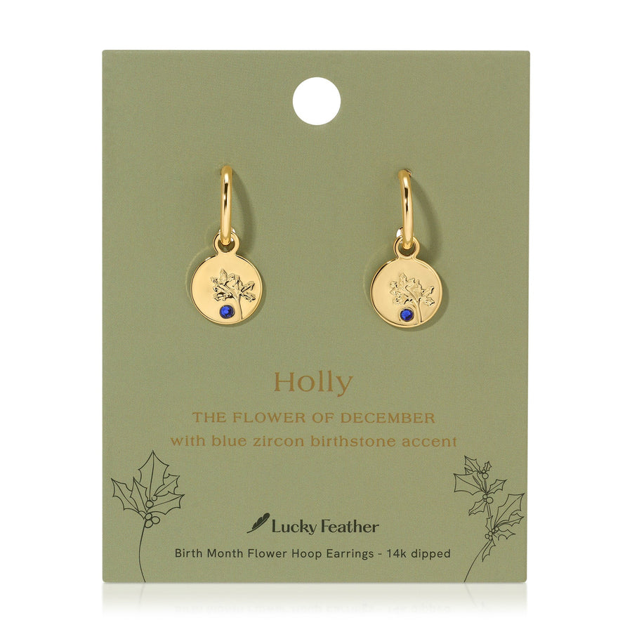Birth Month Flower Earrings