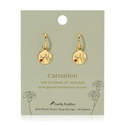 Birth Month Flower Earrings
