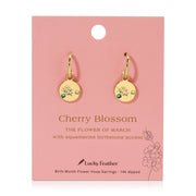 Birth Month Flower Earrings