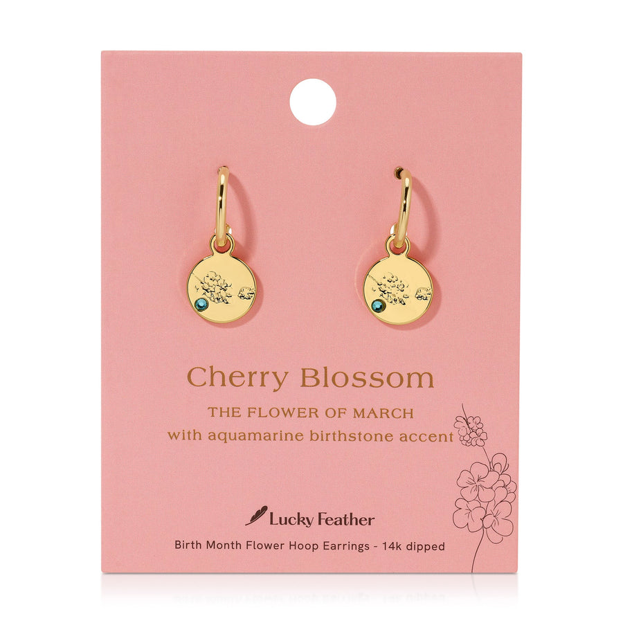 Birth Month Flower Earrings